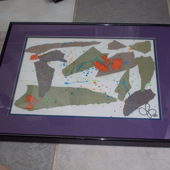 Other - Unique signed wall art framed ready to mount